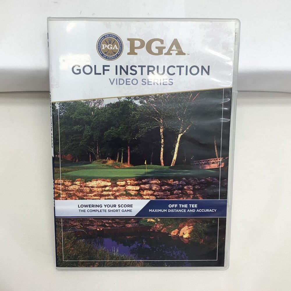 PGA Golf Instruction Video Series Lowering Your Score / Off The Tee DVD (Used)